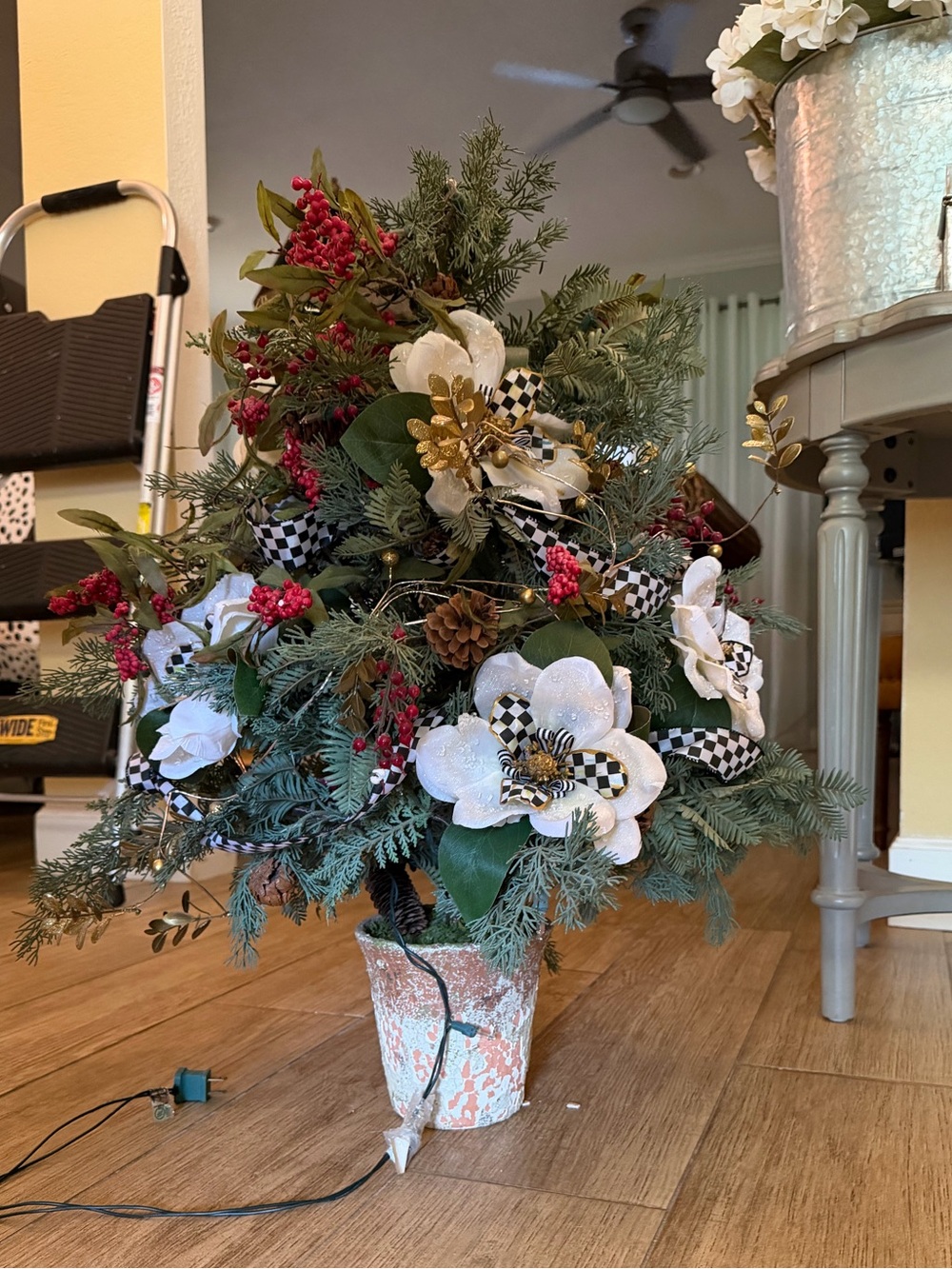 Potted Mackenzie Childs style tree